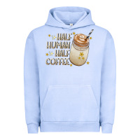 Pigment Grape Ice Half Human Half Coffee Urban Hoodie - CowhideDigitalArt