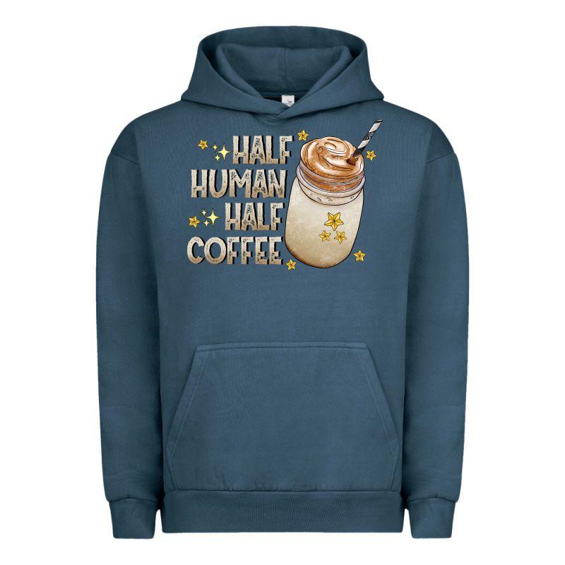 Half Human Half Coffee Urban Hoodie by CowhideDigitalArt | Teevron