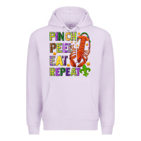 Lilac Pinch peel eat repeat crawfish Premium Hoodie - HowdyJamesFarm