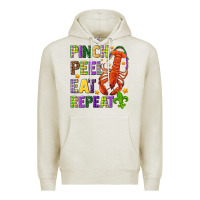 Oatmeal Heather Pinch peel eat repeat crawfish Premium Hoodie - HowdyJamesFarm