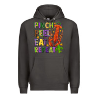Smoke Pinch peel eat repeat crawfish Premium Hoodie - HowdyJamesFarm