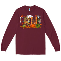 Burgundy Fall RN Registered Nurse Long Sleeve Tee - LillyAllenDesigns