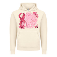Vintage Artic customized breast cancer ribbon and background Vintage Hoodie - MaliasSmallBusiness