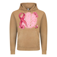 Vintage Camel customized breast cancer ribbon and background Vintage Hoodie - MaliasSmallBusiness