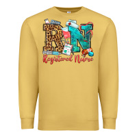 Antique Gold registered nurse Premium Sweatshirt - OliviaCreatesArt