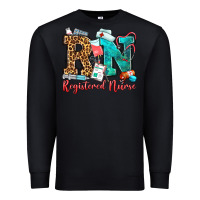 Black registered nurse Premium Sweatshirt - OliviaCreatesArt