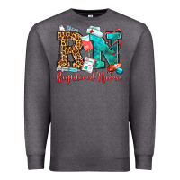 Charcoal Heather registered nurse Premium Sweatshirt - OliviaCreatesArt