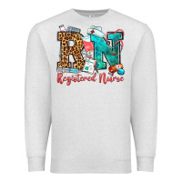 Oatmeal Heather registered nurse Premium Sweatshirt - OliviaCreatesArt