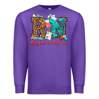 Purple registered nurse Premium Sweatshirt - OliviaCreatesArt