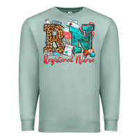 Seafoam registered nurse Premium Sweatshirt - OliviaCreatesArt