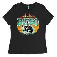 Black rodeo Ladies Tee - JahusDesignShop