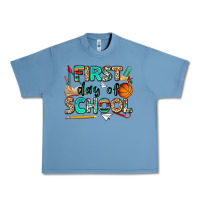 Pebble Blue first day of school Urban Heavy Tee - NancyCooperArtShop