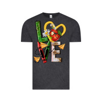 Vintage Black teacher love nca Vintage Tee - NancyCooperArtShop