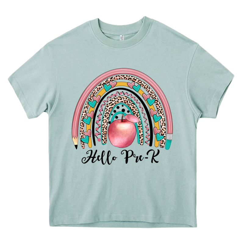 Hello Pre K Heavy Core Tee by JahusDesignShop | Teevron