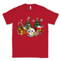 Red christmas Classic Tee - MaliasSmallBusiness