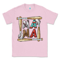 Bubblegum Pink baseball mama Classic Tee - CowhideDigitalArt