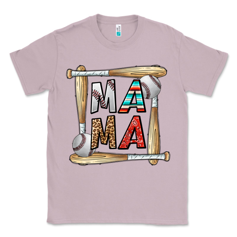 Baseball Mama Classic Tee by CowhideDigitalArt | Teevron