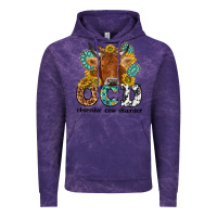 Cloud Purple obsessive cow disorder Vintage Hoodie - NancyCooperArtShop