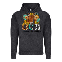 Vintage Black obsessive cow disorder Vintage Hoodie - NancyCooperArtShop