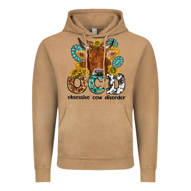 Obsessive Cow Disorder Vintage Hoodie by NancyCooperArtShop | Teevron