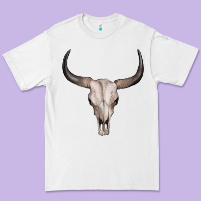 Bullskull Premium Tee Designed By Artiststas