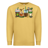 Antique Gold lawyer coffee cups Premium Sweatshirt - OliviaCreatesArt