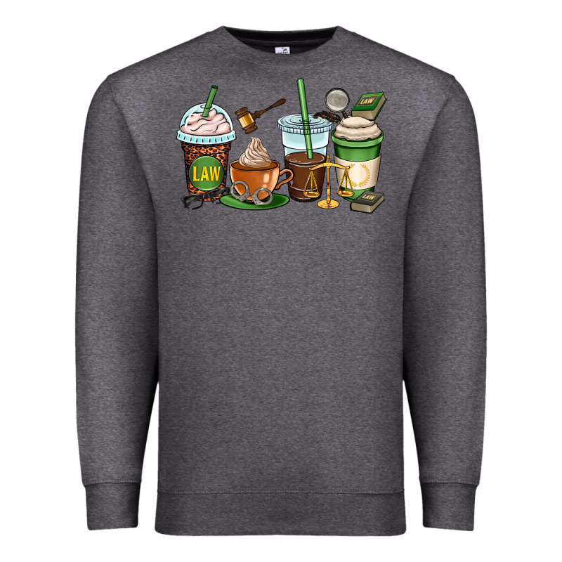 Lawyer Coffee Cups Premium Sweatshirt by OliviaCreatesArt | Teevron