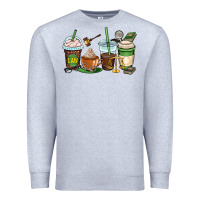 Heather Grey lawyer coffee cups Premium Sweatshirt - OliviaCreatesArt