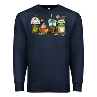 Navy lawyer coffee cups Premium Sweatshirt - OliviaCreatesArt