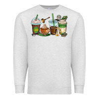 Oatmeal Heather lawyer coffee cups Premium Sweatshirt - OliviaCreatesArt
