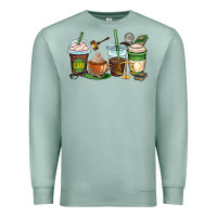 Seafoam lawyer coffee cups Premium Sweatshirt - OliviaCreatesArt