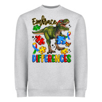 Heather Grey embrace differences Heavyweight Sweatshirt - Artiststas
