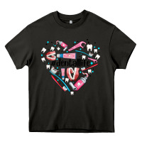 Asphalt dental life element heart Heavy Core Tee - AdoDesignShop