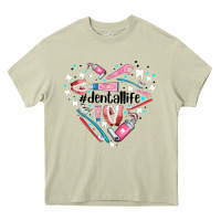 Mossy dental life element heart Heavy Core Tee - AdoDesignShop
