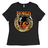 Black rodeo Ladies Tee - JahusDesignShop