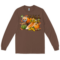 Chestnut Fall Vibes Fox Long Sleeve Tee - LillyAllenDesigns