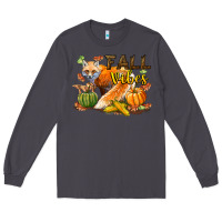Smoke Fall Vibes Fox Long Sleeve Tee - LillyAllenDesigns