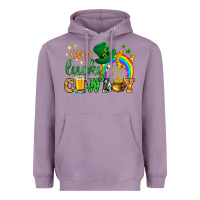 Lavender One lucky cowboy St. Patricks day Heavyweight Hoodie - HowdyJamesFarm