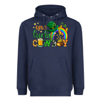 Navy One lucky cowboy St. Patricks day Heavyweight Hoodie - HowdyJamesFarm