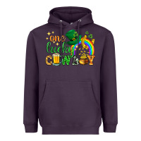 Plum One lucky cowboy St. Patricks day Heavyweight Hoodie - HowdyJamesFarm