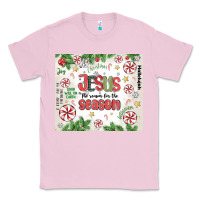 Bubblegum Pink christian christmas  jesus the reason Classic Tee - MaliasSmallBusiness