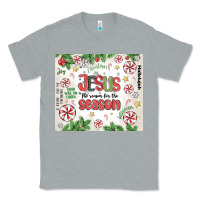 Heather Grey christian christmas  jesus the reason Classic Tee - MaliasSmallBusiness