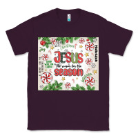 Plum christian christmas  jesus the reason Classic Tee - MaliasSmallBusiness