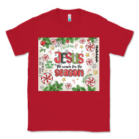 Red christian christmas  jesus the reason Classic Tee - MaliasSmallBusiness