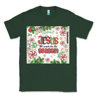 Sports Green christian christmas  jesus the reason Classic Tee - MaliasSmallBusiness