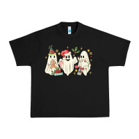 Black Christmas ghosts Urban Heavy Tee - MaliasSmallBusiness
