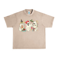 French Oak Christmas ghosts Urban Heavy Tee - MaliasSmallBusiness