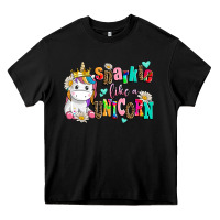 Black sparkle like a unicorn Heavy Core Tee - AdoDesignShop