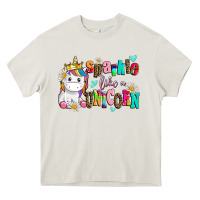 Cream sparkle like a unicorn Heavy Core Tee - AdoDesignShop