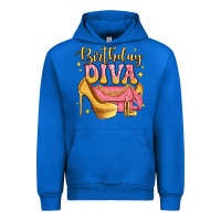 Cobalt birthday diva pink and gold glitter Urban Hoodie - LillyAllenDesigns